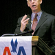 American Airlines CEO Donald Carty asks reporters, "Who am I to question Flight 251's destiny?"